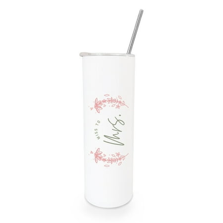 

Floral Miss to Mrs. Wedding Tumbler