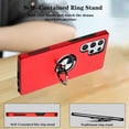 thumbnail image 2 of Samsung Galaxy S22 Ultra Phone Case, Shock Resistant Kickstand Ring Multi-Function for Samsung Galaxy S22 Ultra Phone Case Red, 2 of 5