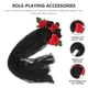 thumbnail image 4 of KAKOWELY Guirnalda de flores góticas para Halloween, diadema para cosplay, tocado de boda, accesorio para disfraz, 4 of 5