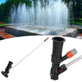thumbnail image 3 of Small Pool Vacuum, Pool Cleaning Vacuum Tool Portable Nylon Fine Mesh Bag Easy To Assemble  For Fountain Black US Standard, 3 of 8