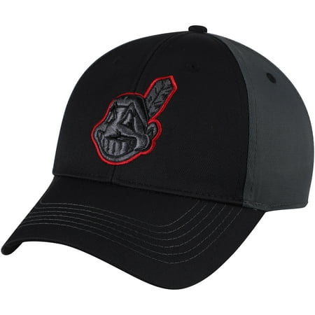Cleveland Indians Fan Favorite Blackball Adjustable Hat - Black/Charcoal - OSFA