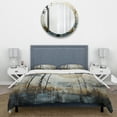 thumbnail image 3 of Designart "Japon Art peaceful Zen Minimalism I" Japanese Bedding Covert Set - Japan Art Beige People Bed Set With 2 Shams, 3 of 6