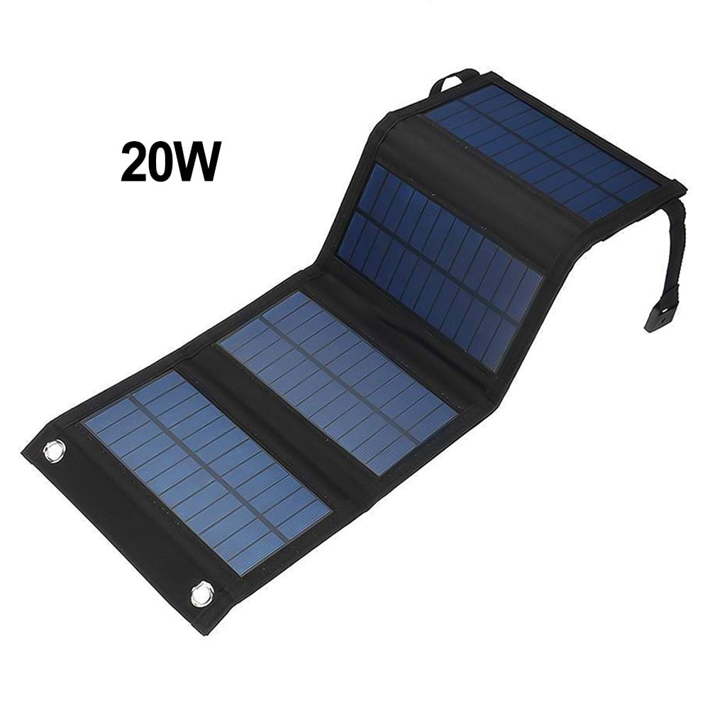 Waterproof Foldable Solar Panel Charger for Outdoor Activities 20W Power Output
