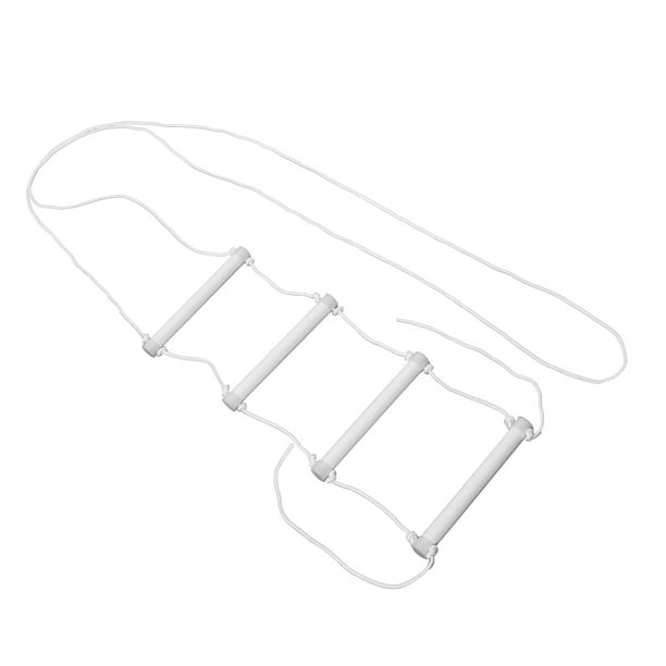 Bed Ladder Rope, White PVC Portable Luminous Handle Grip Universal Bed