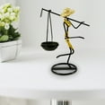 thumbnail image 5 of Cheers.US Metal Candle Holder Sconce Vintage Candlesticks, African Tribal Lady Candle Holder Centerpieces with Relish Dish Metal Ornaments for Home Dining Room Decor, 5 of 7