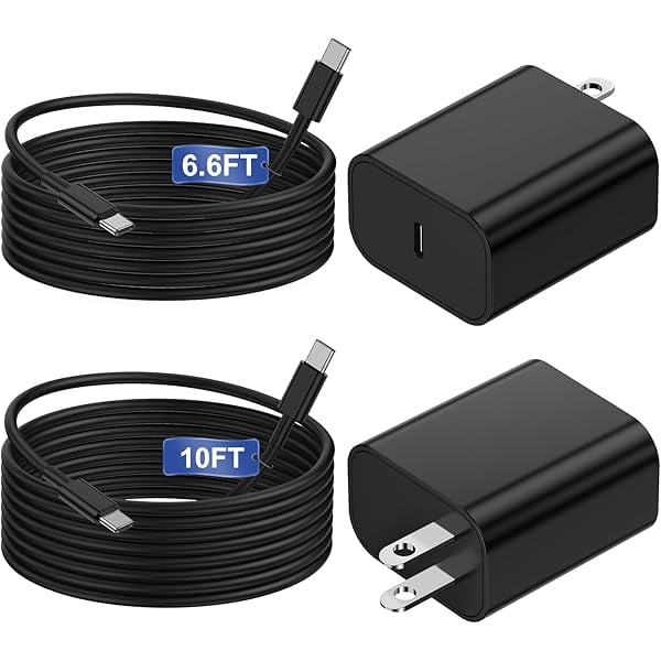 45W Super Fast Charger Type C, USB C Android Phone Charger Block 2Pack with 6.6TF+10FT Samsung Charger Fast Charging Cord for Samsung Galaxy S24 Ultra/S24+/S23 Ultra/S23+/S22/S21/S20/Note 20/10/Tab…