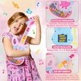 thumbnail image 4 of Guitar for Kids Girls Toys Ages 4-6, Musical Instruments Toys for Girls 2 3 4 5 6 Year Old, Birthday Gifts Toys for Girls 3-6 Years, 4 of 7