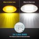 thumbnail image 4 of Lámpara LED para porche exterior Partsam, ovalada, 12 V, con interruptor, 4 of 8