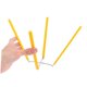thumbnail image 3 of inverted cake stand, stainless steel, yellow, 3 of 5
