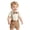 0-Beige&256, variant on Tiijoy Newborn Boys Outfits Cotton Short Sleeve Romper Suspenders Shorts Set, Sizes 9-12M