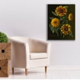 thumbnail image 6 of Epic Graffiti 'Four Sunflowers' by Christopher Pierce, Canvas Wall Art, 26"x34", 6 of 8