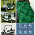 thumbnail image 6 of St. Patrick Pattern Golf Cart Seat Towel Blanket 51"x31" Universal Front Bench Protector Fits Most Golf Cart Models, 6 of 8