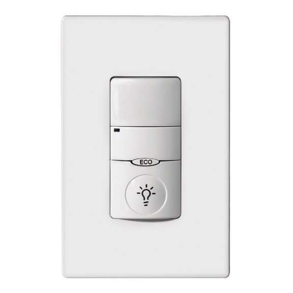 Cooper Greengate ONW-P-1001-MV Occupancy Sensor Pir Wall Switch 120/277 Dimmer White