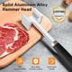 thumbnail image 4 of Ablandador de Carne, Mazo de Carne de Doble Cara, Martillo Sólido de Alta Resistencia para Ablandar Carne de Res, Cerdo y Bistec., 4 of 5