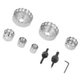 thumbnail image 3 of Brazing Hole Saw Set with Positioning Center Drill High Speed Steel Diamond Hole Opener Tools, 3 of 14