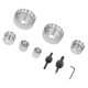 thumbnail image 3 of Juego de sierras de corona para soldadura fuerte con broca central de posicionamiento, herramientas de apertura de coronas de diamante de acero de alta velocidad, 3 of 14