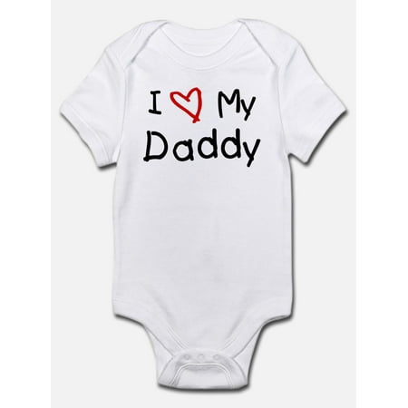 I Love My Daddy Infant Bodysuit - Baby Light