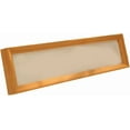 thumbnail image 1 of Wooden Painting Frame, Wood Art Frame, Wall Mount Or Tabletop Rectangular Picture Frame Panoramic Frame For Dining Room, Walnut Color, 14cmx42cm,Wood Color,10.5cmx32cm, 1 of 7
