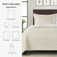 thumbnail image 3 of Mainstays All in One Lightweight Quilt Set and Sheet Set -5 Piece, Twin/Twin-XL, Beige, 3 of 17