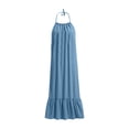thumbnail image 5 of Awdenio Summer Dresses for Women Casual Maxi Dresses Solid Backless Sleeveless Spaghetti Strap Loose Travel Beach Vacation Sundress, 5 of 6
