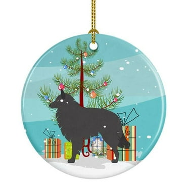 Carolines Treasures BB8463CO1 Groenendael Belgian Shepherd Christmas Ceramic Ornament