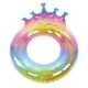 thumbnail image 2 of Anillo inflable de natación con lentejuelas y corona de reina grande y gruesa, salvavidas para niñas y mujeres, brillante, 100 cm/39,3 pulgadas, 2 of 10