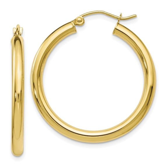 FJC Finejewelers 10k Polished Hinged Hoop Earrings
