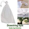thumbnail image 4 of Riwesomey Bolsas de red de protección de plantas efectivas de 100 piezas para protección de frutas bolsas de malla Jardín y Patio Cordón blanco, 4 of 6