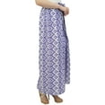 thumbnail image 3 of Phagun Women's Cotton White Printed Fisherman Harem Pants Indian Trousers-S, 3 of 6