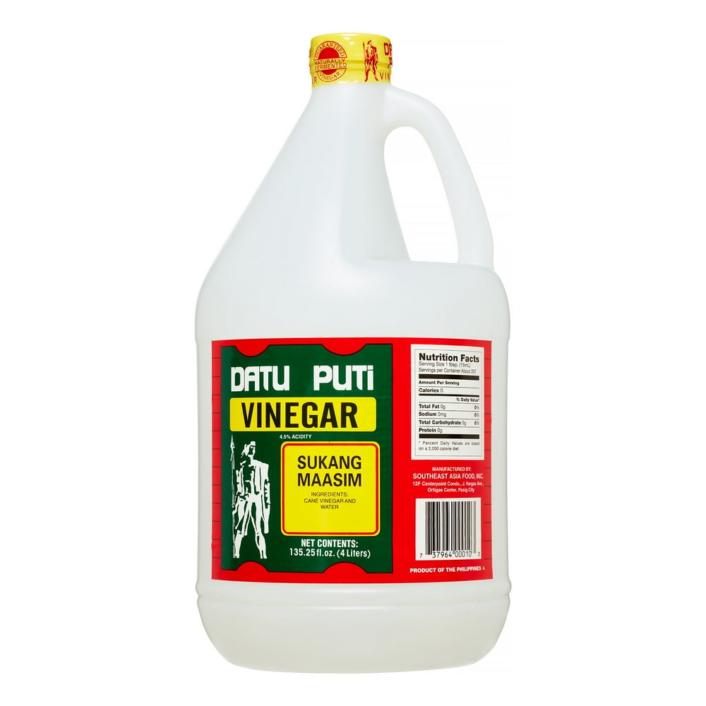 Datu Puti Vinegar, 4 Liter