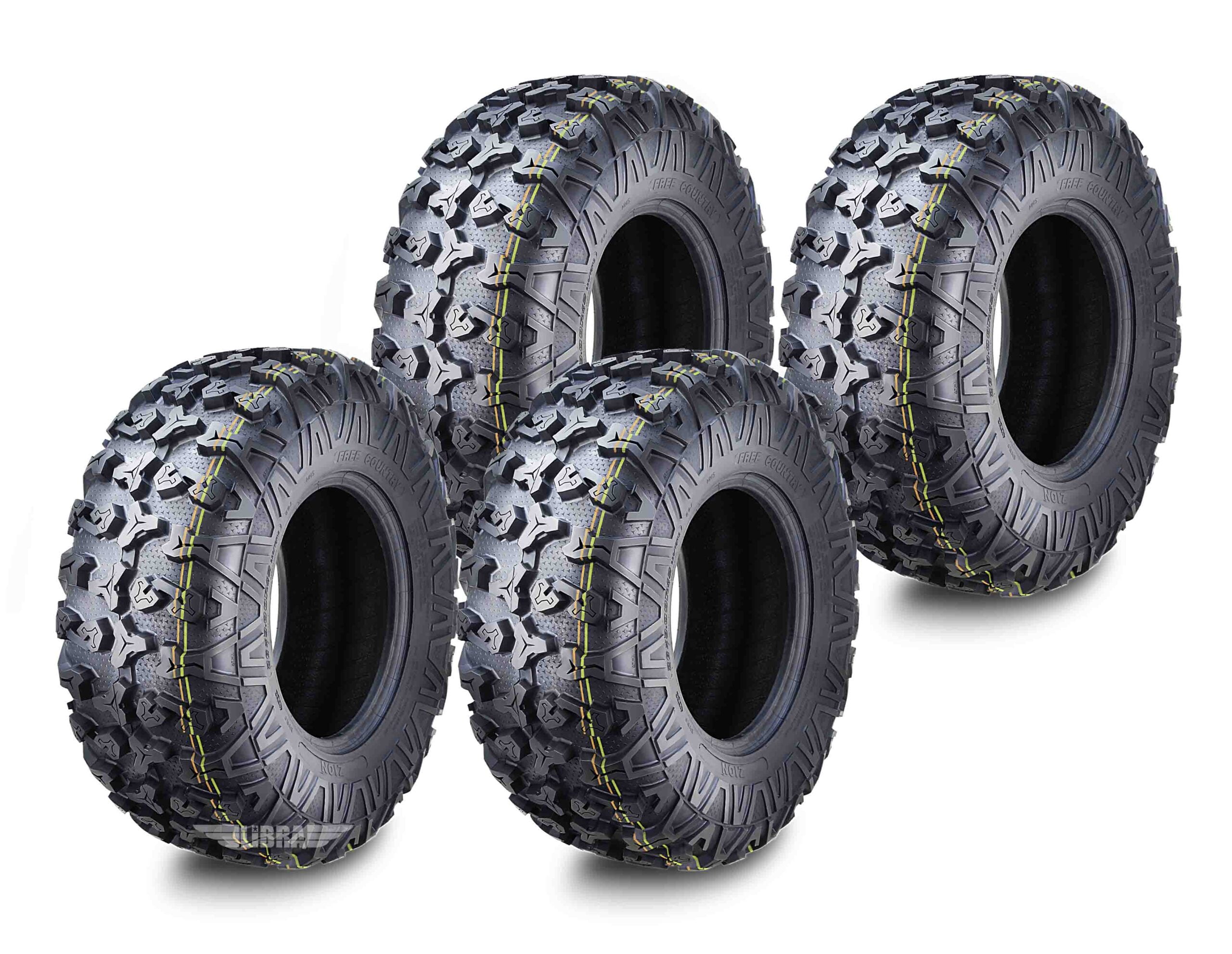 Set 4 Premium Free Country ATV/UTV Tires 27x914 27x9x14 8PR w/Scuff