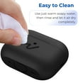 thumbnail image 5 of Entronix Protective Cover Compatible with AirPods Pro 3rd Gen — LED Visible Soft-Touch Silicone Earbuds Case Skin with Keychain, Navy Blue, 5 of 5