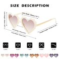 thumbnail image 5 of Gafas de sol COASION Kids Heart Girls UV400 Beige de 3 a 10 años, 5 of 5