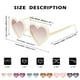 thumbnail image 5 of Gafas de sol COASION Kids Heart Girls UV400 Beige de 3 a 10 años, 5 of 5