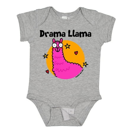 

Inktastic Drama Llama Gift Baby Boy or Baby Girl Bodysuit