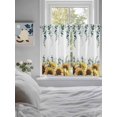 thumbnail image 3 of Sunflower Eucalyptus Living Room Curtains 2 Panel, Farmhouse Weeping Botanical Cafe Window Treatment, Farmhouse Bedroom Bathroom Kitchen Curtains Drapes 104"x45", 3 of 6