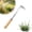 D, variant on Crack Weeder, 12" Stainless Steel L-Shaped Crevice Weeder Tool with Wood Handle, Heavy Duty Sidewalk Weed Puller Spatula for Garden Patio Lawn, Gardening Hand Tool (B)