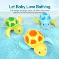 thumbnail image 4 of Juguetes de baño para niños pequeños de 1, 2, 3, 4 y 5 años, juguetes de piscina para niños, divertido juguete de baño de tortuga para nadar, lindos juguetes flotantes para el agua de la bañ, 4 of 5