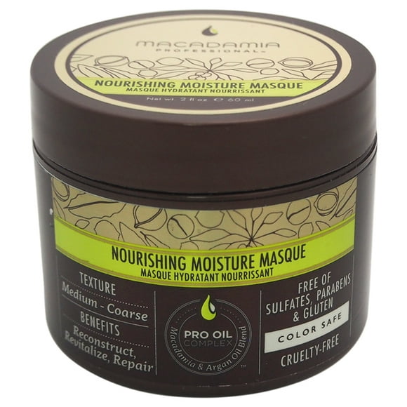 Nourishing Moisture Masque by Macadamia for Unisex - 2 oz Masque