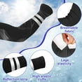 thumbnail image 3 of 6 Pairs UV Sun Protection Arm Sleeves Cooling Compression Arm Sleeves for Women Men Golf Outdoor Sports, 3 of 7
