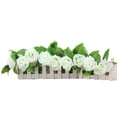 thumbnail image 1 of 2 piezas de 7,87 pies/pieza de enredadera de rosas artificiales, planta colgante de enredaderas de rosas artificiales para decoración de arreglo de mesa de arco de fiesta de boda, 1 of 5