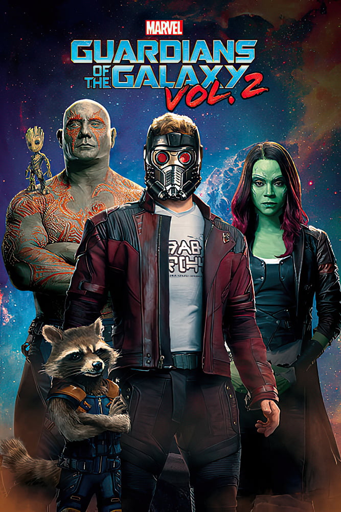 GUARDIANS OF THE GALAXY; VOL 2  Movie PHOTO Print POSTER Textless Film Art 004