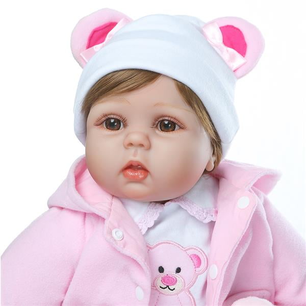 Reborn Baby Dolls Girl 22 inch, Simulation Vinyl Soft Silicone