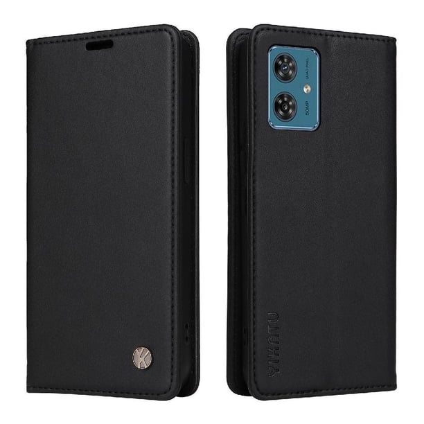 Funda para Motorola MOTO G54 Estuche de Cuero PU Tipo Cartera con Ranuras para Tarjetas y Cierre Magnético