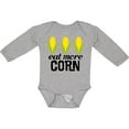 thumbnail image 3 of Inktastic Eat More Corn Boys or Girls Long Sleeve Baby Bodysuit, 3 of 5