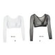 thumbnail image 4 of Cárdigan Qarigey blusas modestas y de moda para mujeres traje de baño Blanco M, 4 of 6