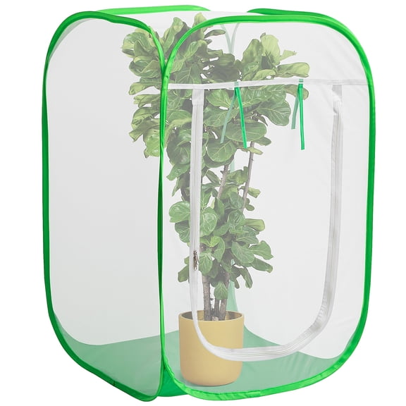 Ebaokuup 24" x 24" x 36" Pop Up Garden Mesh Plant Cover with Storage Bag