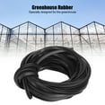 thumbnail image 3 of Rubber Seal Strip, Black Greenhouse Rubber Strip Line Cable Greenhouse Accessories Supplies for Glass Sealing[18M], 3 of 9