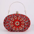 thumbnail image 3 of Bolso de mano de diseñador con diamantes para mujer, conjunto de bolso para fiesta, cena, boda, banquete, todo en uno, para mujer, 3 of 5