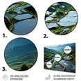 thumbnail image 3 of Designart "Rice Terraces China Azure painting I" Chinese Metal Art Print, 3 of 5
